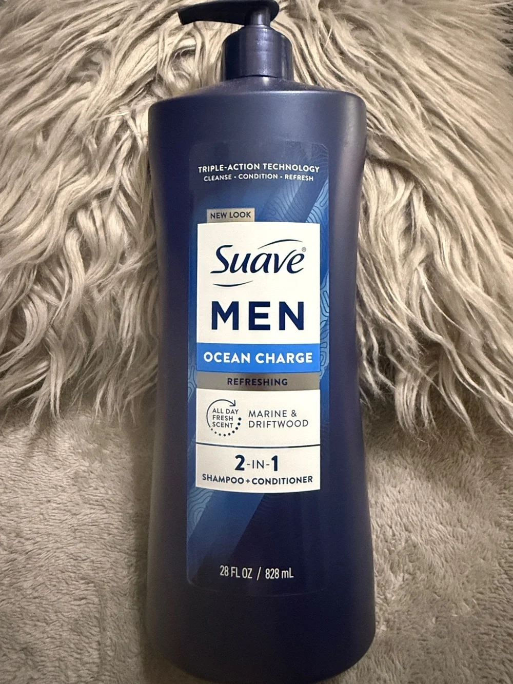 Suave Men Ocean Charge 2-in-1 Shampoo + Conditioner — Ocean Charge